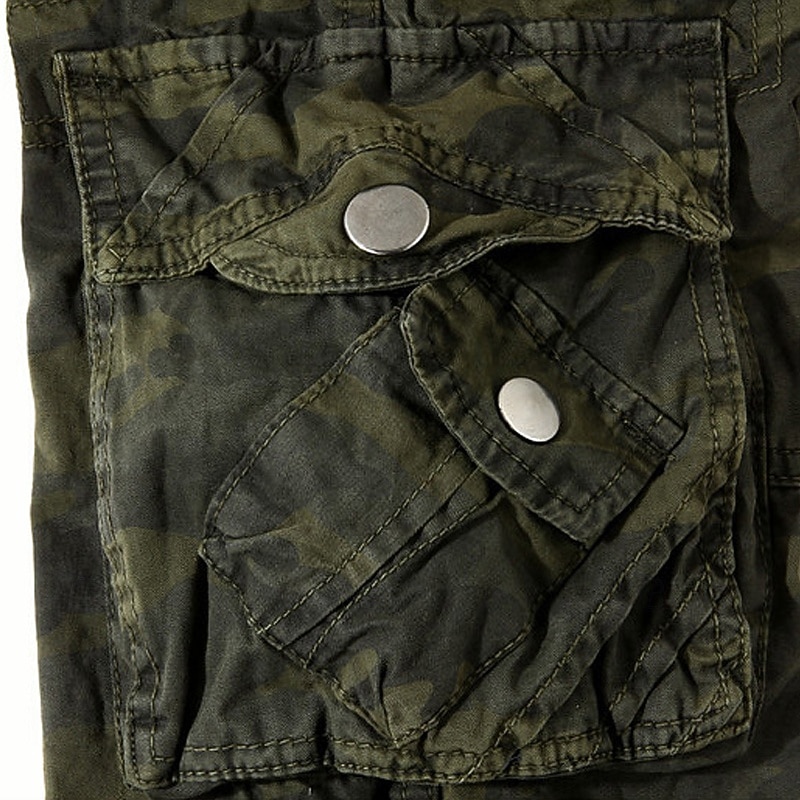 Per uomo Pantaloncini cargo Pantaloncini da esterno Bermuda Pantaloncini da Escursionismo Multi-tasche Gamba Dritta Mimetico Traspirante Indossabile Lunghezza al ginocchio All'aperto Casuale del 2026 a $32.99 –P5