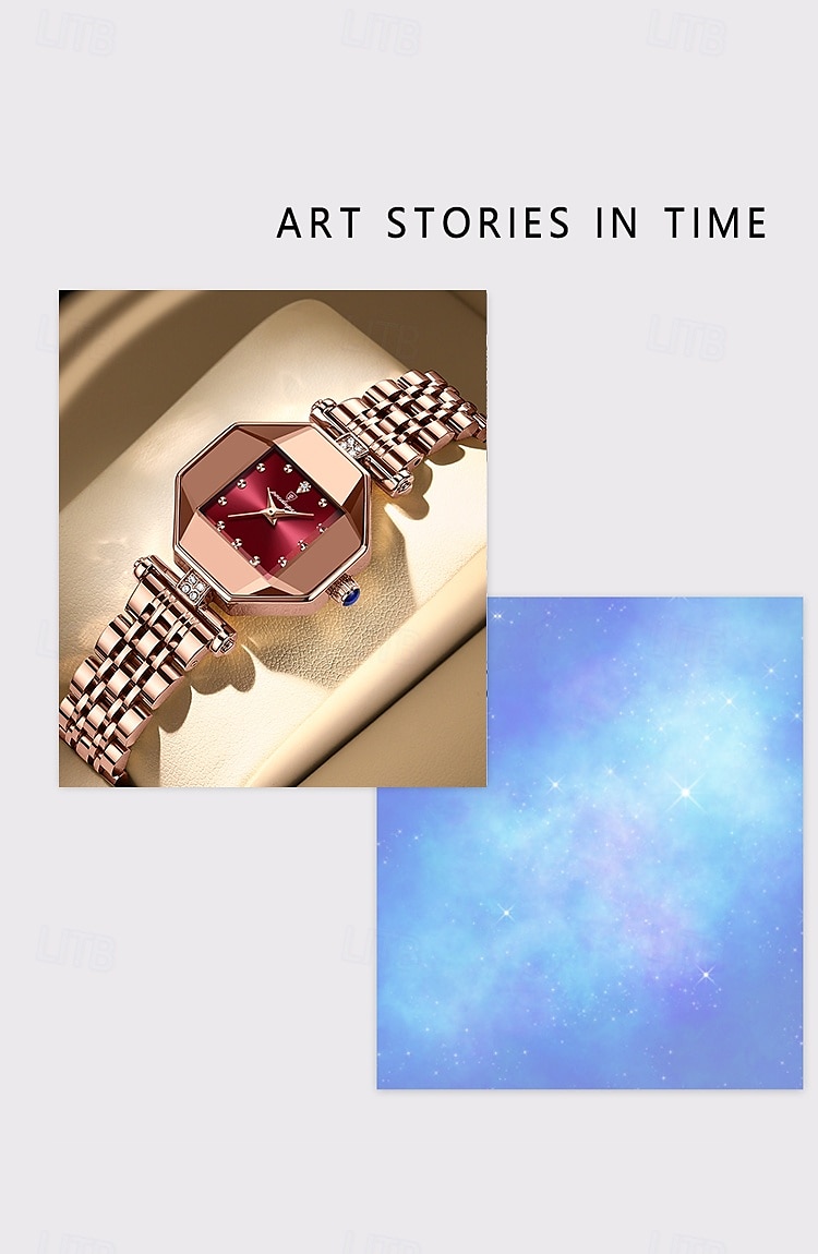 Women Quartz Watch Wrist Watch Retro Vintage Luxury Rhinestone Wristwatch Waterproof Stainless Steel Watch 2025 - $27.99 –P2