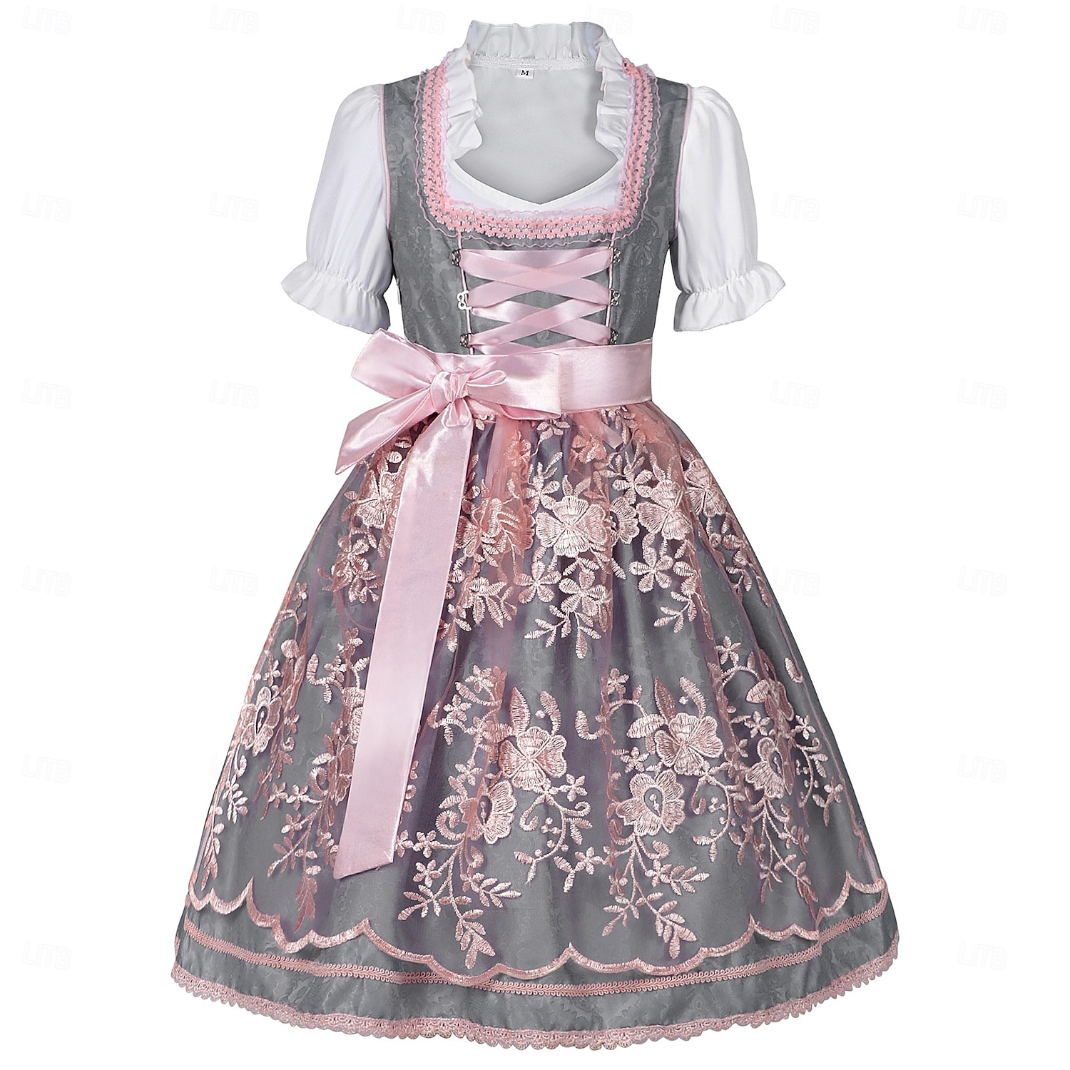 Oktoberfest Vestidos Blusa con falda acampanada Mucama bávaro Alemán Munich prados Chica Fiesta Festival de Cerveza Paño de estilo tradicional 2026 - $63.99 –P3