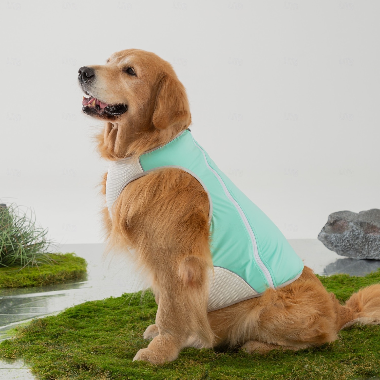 Hunde-Shirts, schnelltrocknende, weiche, dehnbare Haustier-T-Shirts mit reflektierendem Etikett, Tanktop, ärmellose Weste, Sonnenschutz, Hundekleidung für große Hunde 2026 - $15.49 –P4