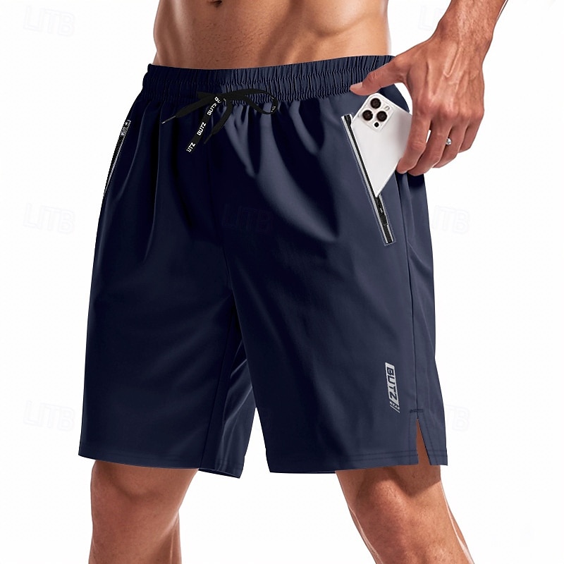 Homens calções atléticos Calção Shorts de Corrida Shorts de Academia Esporte Diário Secagem Rápida Alta elasticidade Confortável Bolsos Com Cordão Cintura elástica Tecido Curto Ginástica Casual de 2025 por $21.99 –P11