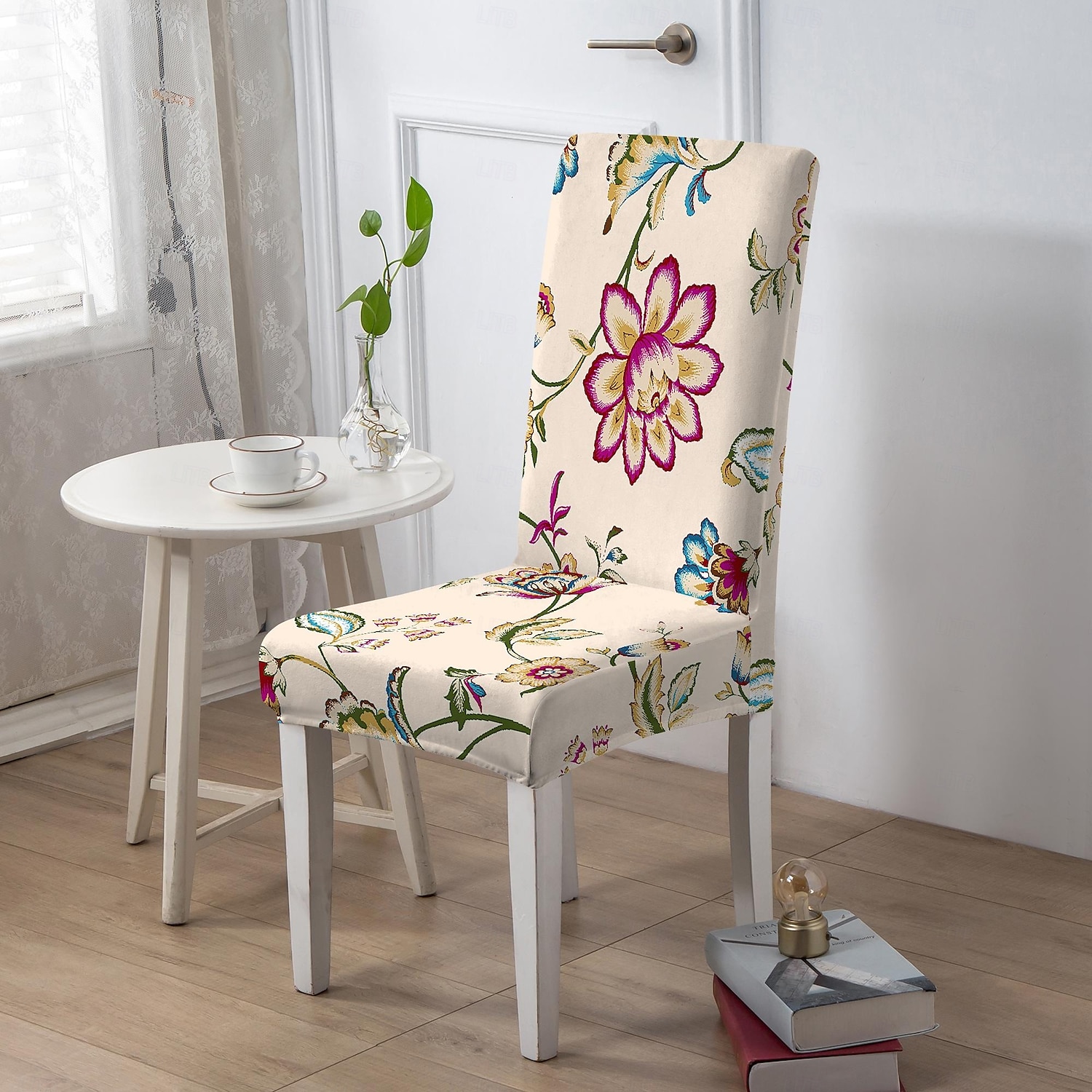 Funda para silla de comedor, funda para taburete, fundas de poliéster con estampado geométrico 2025 - $7.99 –P1