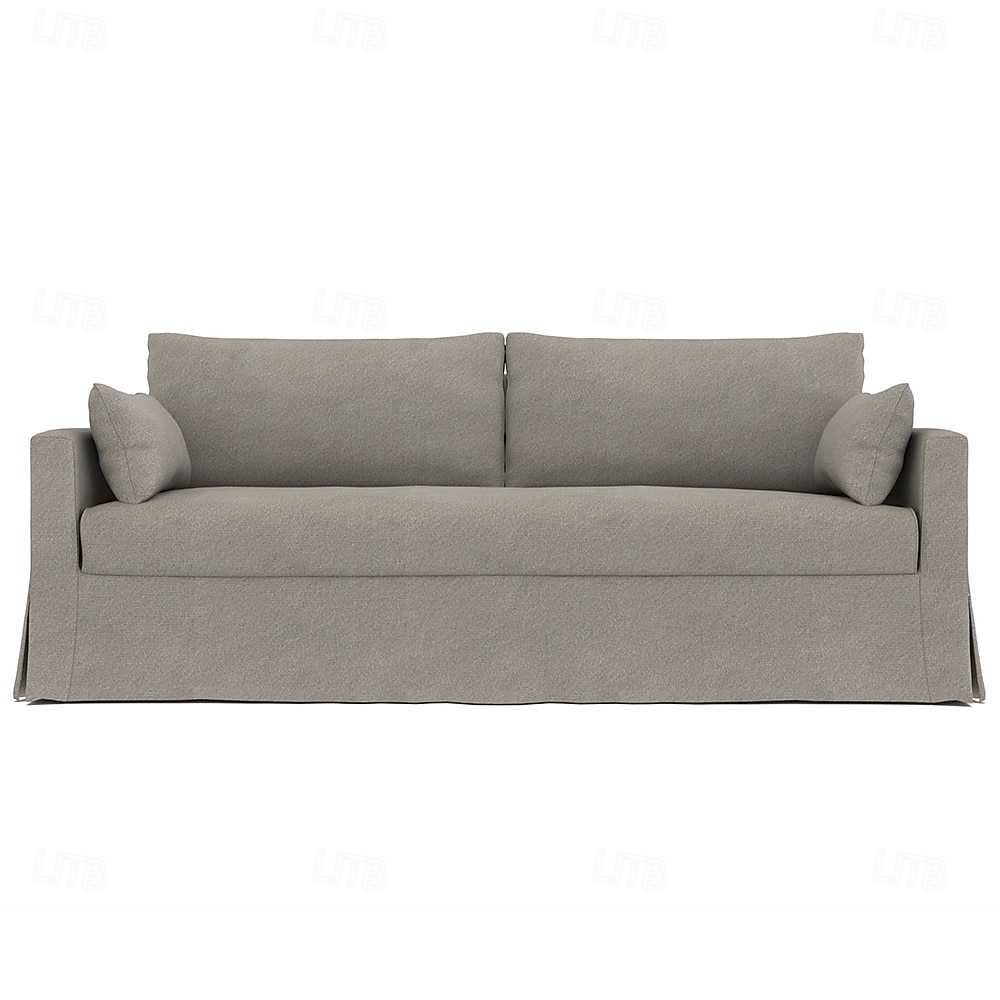 غطاء أريكة مناسب لأريكة هيلتارب، أغطية مخملية مبطنة بلون واحد 2025 - $241.69 –P4