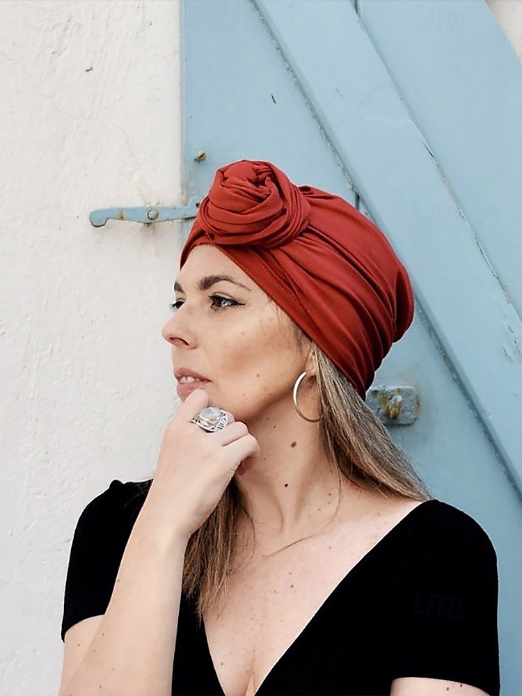 Bandeau à chignon noué à la mode pour femme, tissu doux, adapté aux vêtements décontractés et d'extérieur, style bohème, réglable pour tous les types de cheveux, parfait pour l'été et les voyages. de 2025 ? $14.99 –P4