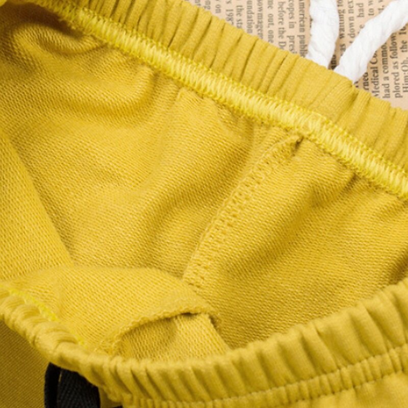 Barn Pojkar Shorts Ensfärgat Andningsfunktion Mjukt Shorts Utomhus Grundläggande Svart Vit Gul Mid midja 2025 - $4.99 –P9