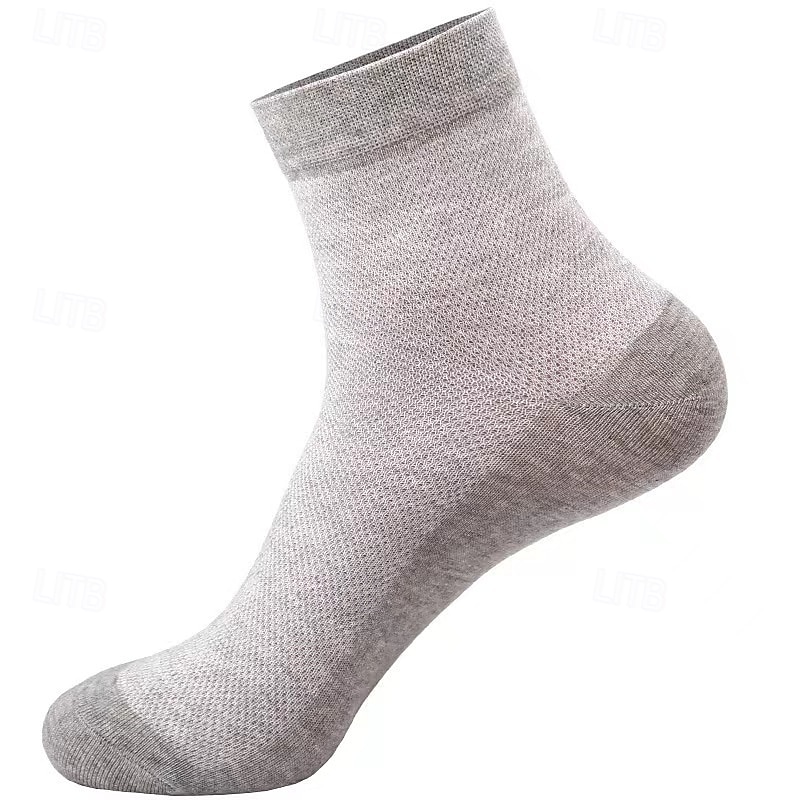 Per uomo 5 Paia Pacchi Multipli Calzini Calzini da Corsa Calzini Casual Nero Bianco Colore Semplice Vacanza Sport & Outdoor Quotidiano Base Medio Primavera Autunno Moda Casual del 2025 a $3.99 –P5