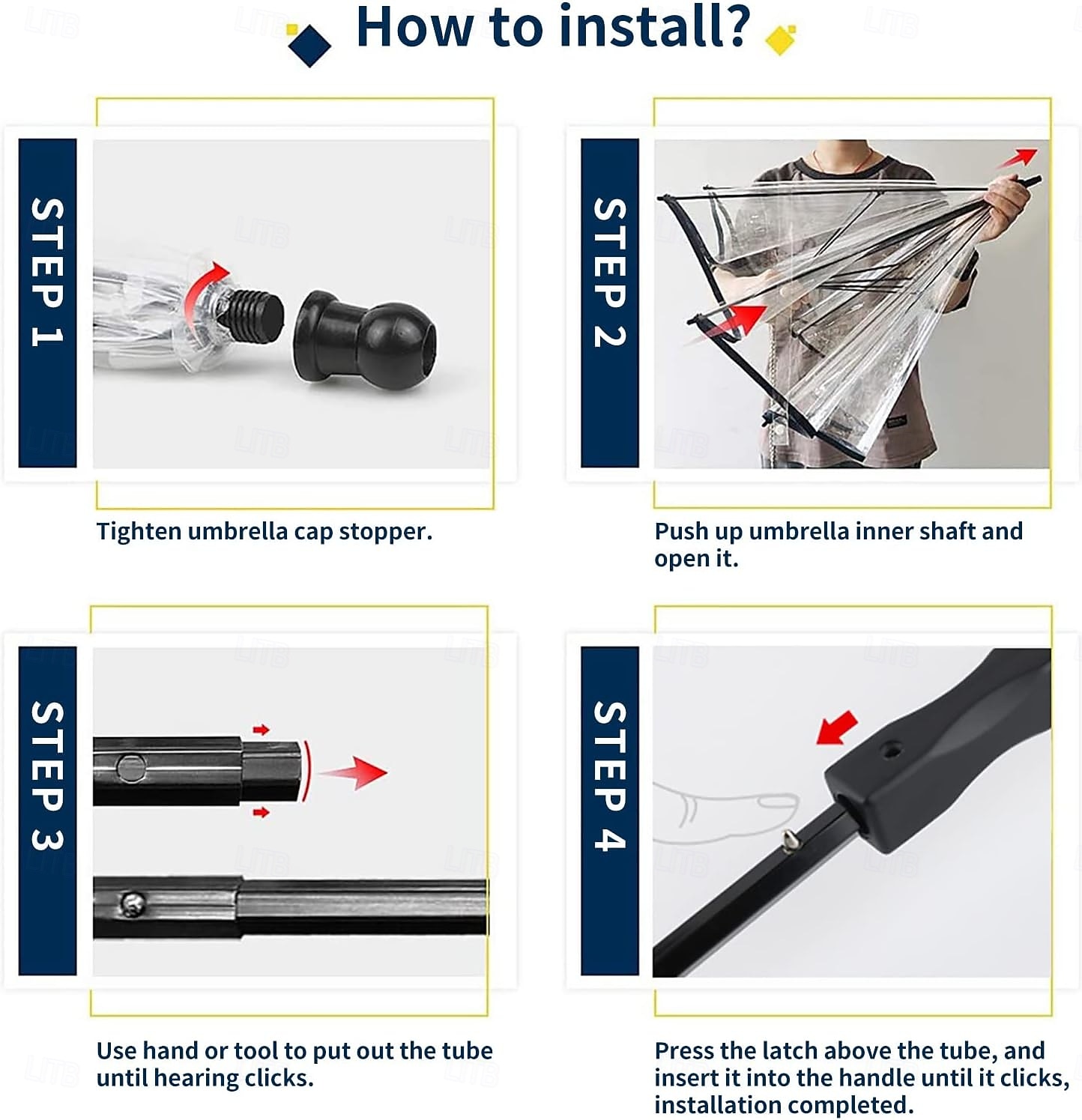 Paraguas para perros pequeños, correa transparente para paraguas, impermeable, paraguas para pasear perros con cadena de metal, equipo de lluvia para exteriores para mascotas. 2025 - $23.99 –P5