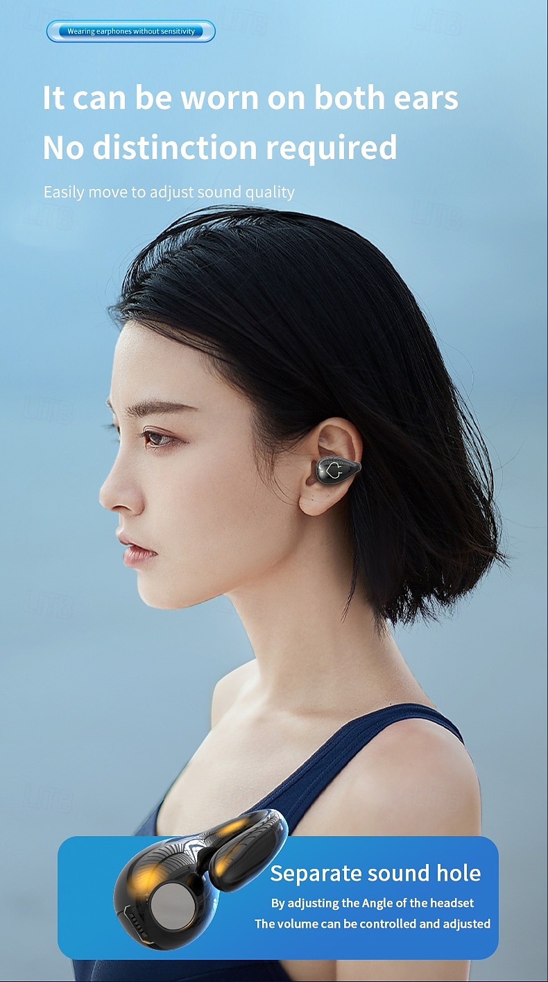 AX11 TWS Ear Clip Wireless Earbuds – Bluetooth 5.3 Headphones for Sports, Gaming, Hands-Free Calls, Mobile & Travel Use for iOS Android 2025 - $20.99 –P3