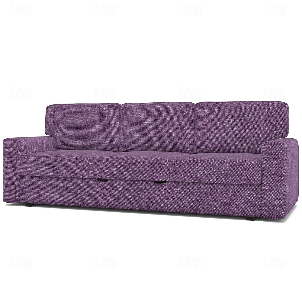 Sofabezug passend für Bårslöv-Sofa, einfarbig, gesteppte Polyester-Schonbezüge 2025 - $165.99 –P7