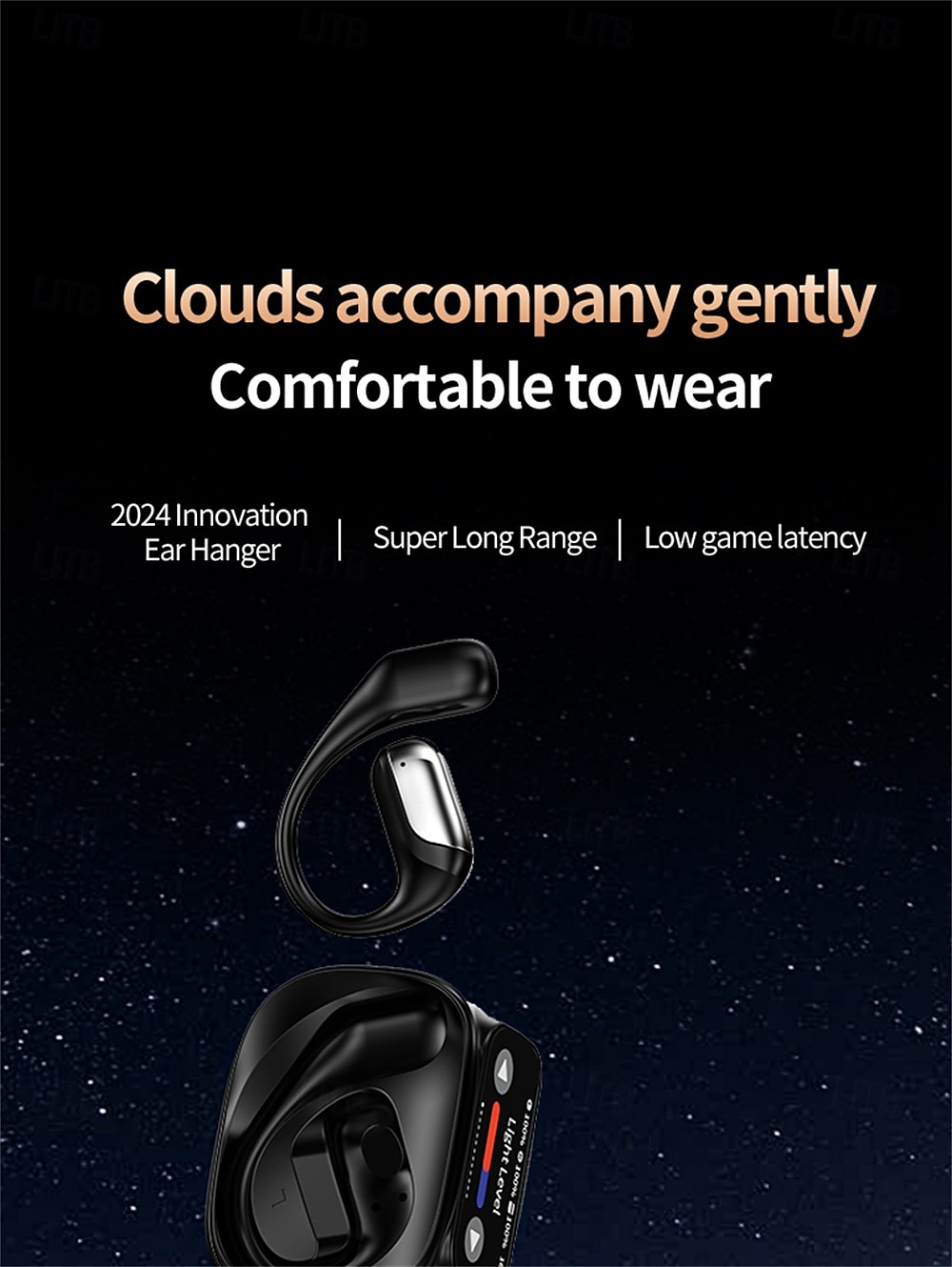Headset Vertaler 144 Talen Intelligente Stemvertaling Real-Time Vertaling Draadloze Bluetooth 5.4 Instellingen Lage Latentie Zaken Headset 2025 - $39.99 –P1