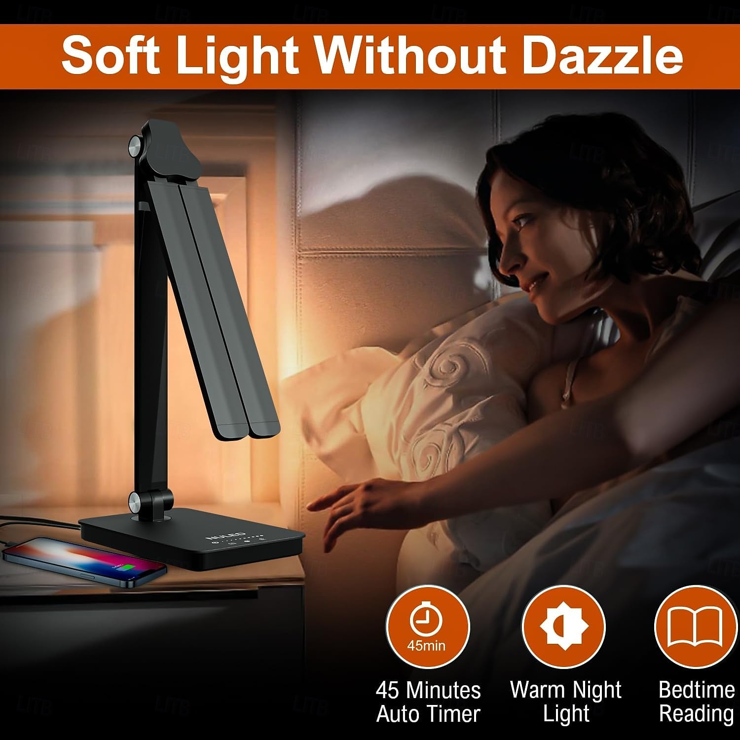 Double Head LED Desk Lamp Dimmable Touch Control and 5 Lighting Modes Dual Swing Arms USB Charging Ports Eye-Caring Table Lamps for Upright Piano Music Stand Nail Home & Office 2026 - $43.99 –P11