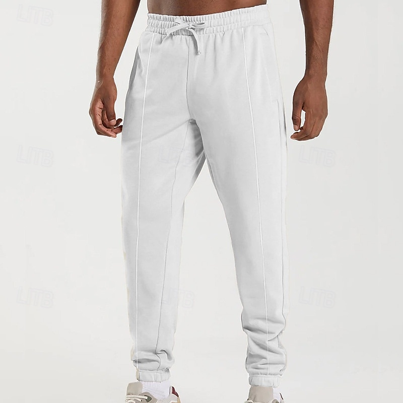 Herren Jogginghose Hose Kordelzug Tasche Elastischer Bund Einfach Komfort Atmungsaktiv Täglich Outdoor Ferien Urlaub Mode Blau Schwarz Mikroelastisch 2026 - $22.99 –P3