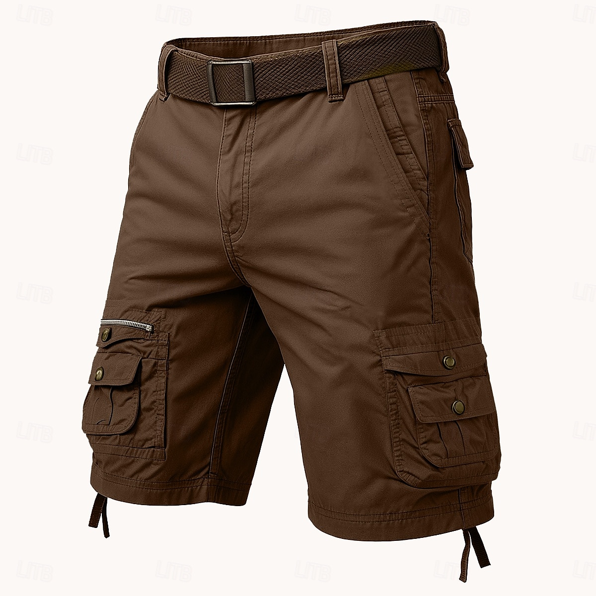 Per uomo Bermuda Pantaloncini cargo Shorts Shorts da Spiaggia Shorts da Lavoro Coulisse alla gamba Multi-tasche 6 tasche Semplice Lunghezza al ginocchio Casuale Quotidiano All'aperto Vacanza del 2026 a $35.99 –P7