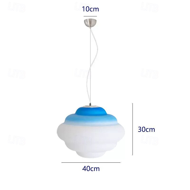 LED-pendellampa i glas och metall, 40 cm modern köksö, justerbar pendelbelysning för köksö, svartguld LED-krona för matsal, sovrum, mini-pendelspotlights (1-pack) 2025 - $279.99 –P4