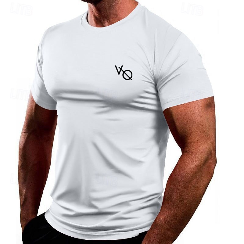 Ανδρικά Μπλουζάκι Κοντομάνικα Κοντομάνικο μπλουζάκι Μπλουζάκι μπλουζάκι Κοντομάνικο Στρογγυλή Ψηλή Λαιμόκοψη Καλοκαίρι Μοτίβο Μοντέρνα Υψηλής Ποιότητας Βασικό Στάμπα Διακοπές Δρόμος Εξόδου 2025 - $16.49 –P13