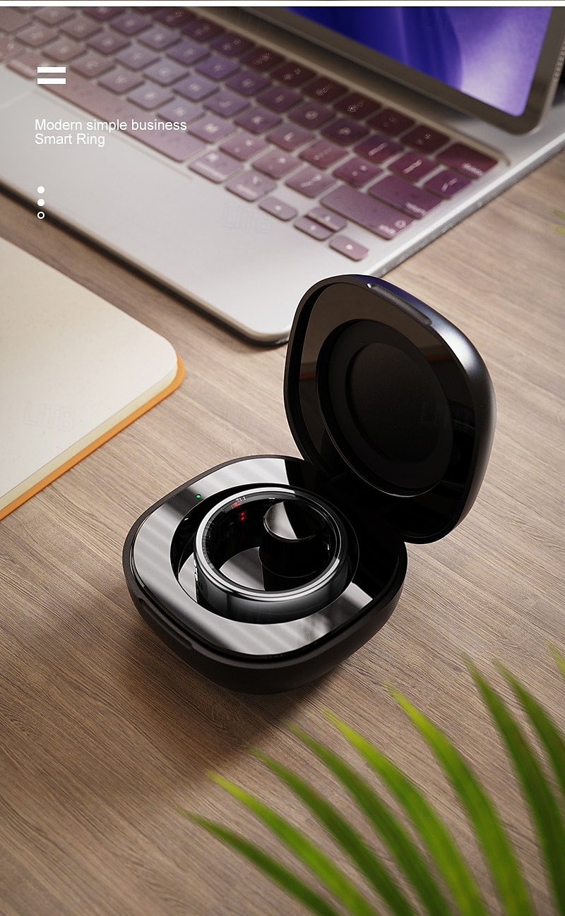 R11C Smart Ring with Touch Display & Charging Case – Heart Rate, Sleep, Blood Oxygen Monitor, Step Tracker, Gesture Control, Waterproof Stainless Steel Fitness Ring 2026 - $58.99 –P16