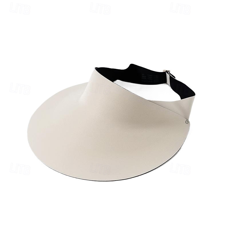 Viseira esportiva de tênis Visor para o Sol Homens Cor Sólida Clássico Moderno Ajustável Proteção Solar UV Esticar para Tênis Basebal Pickleball Verão Cinzento Escuro Preto Cáqui de 2026 por $12.99 –P5