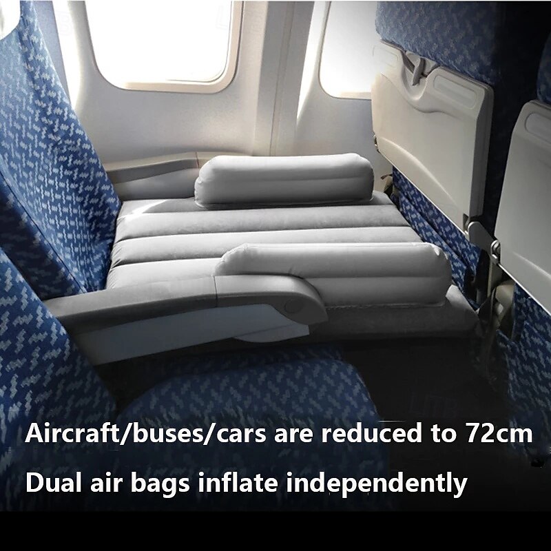 Кровать-самолет для детей Кровать-автомобиль Для самолетов поездов автобусов Надувной матрас для детей на улице 2026 - $101.99 –P5