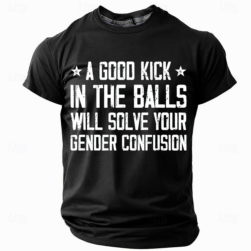 Men's Offensive Rude T Shirt Short Sleeve T shirt 3D Print Crew Neck Shirt Fashion Daily Street Casual Daily Black Red Blue Summer Spring All Seasons Clothing Apparel S M L XL XXL XXXL 2025 - $17.99 –P4