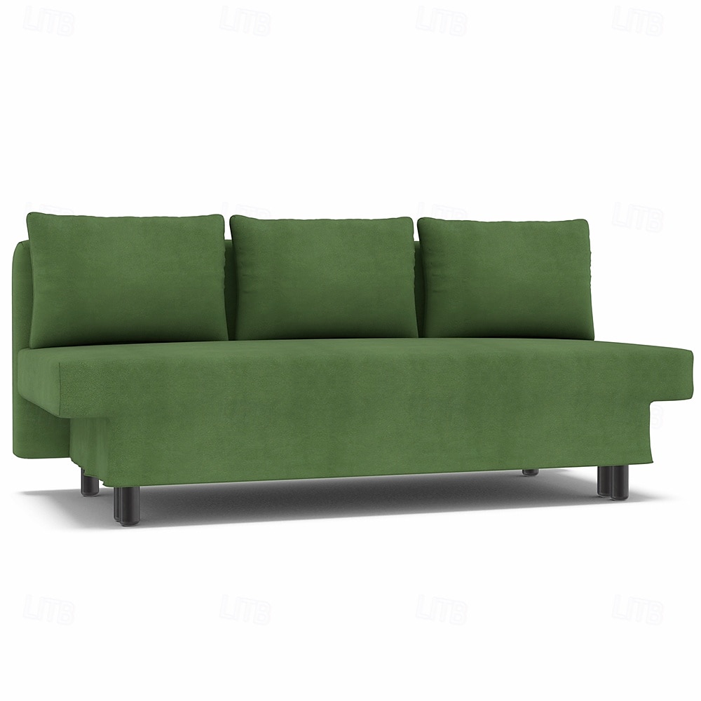 Sofa Cover Suitable For ÄLVDALEN Sofa Solid Color Quilted Velvet Slipcovers 2025 - $165.99 –P7