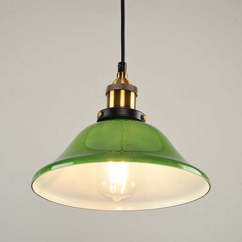 Lampadario vintage, luci decorative da magazzino, lampada a sospensione in stile antico, lampada a sospensione a cupola industriale, attacco E27, luci sospese per negozi di abbigliamento e uffici, del 2026 a $86.99 –P2