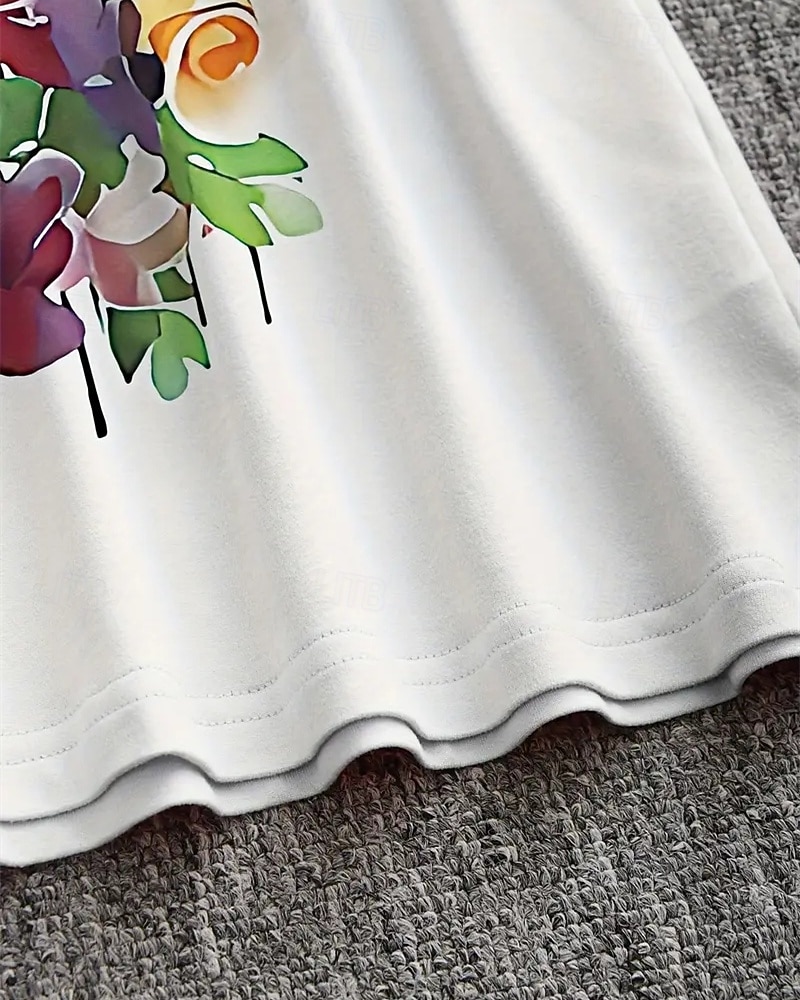 Девочки 3D Животное Лошадь Футболка Длинный рукав Весна Осень Мода Классический Дети 4-12 лет Вырез под горло на открытом воздухе Повседневные Стандартный 2026 - $13.99 –P5