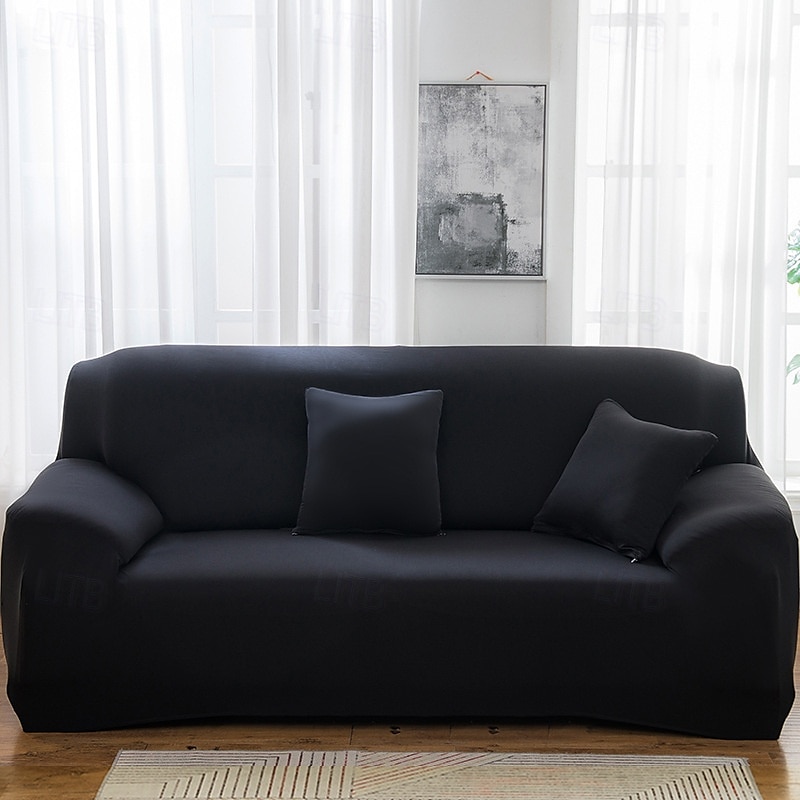 sofföverdrag för vardagsrum, 4-sits stretchmöbelskydd dammtät loveseat-överdrag allt-inklusive överdrag möbelskydd stolsöverdrag för vardagsrum 2025 - $15.49 –P6