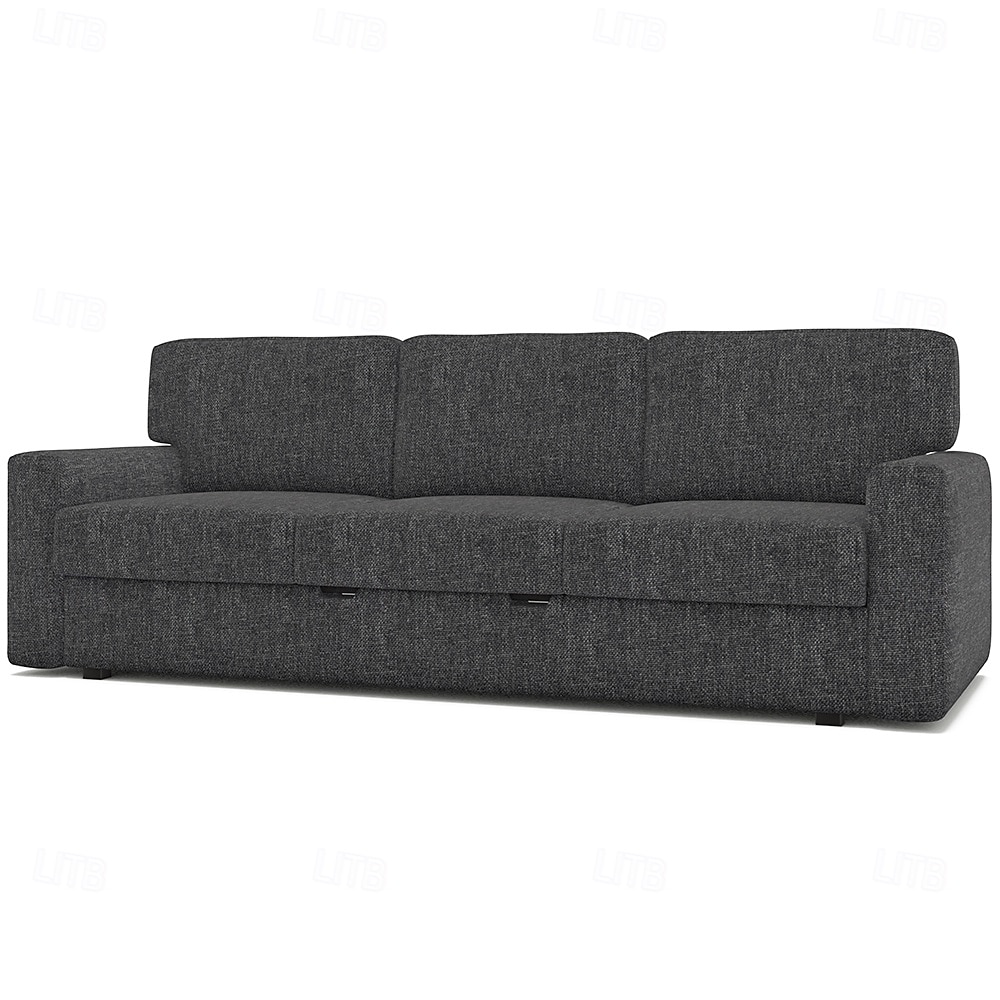 Sofabezug passend für Bårslöv-Sofa, einfarbig, gesteppte Polyester-Schonbezüge 2025 - $165.99 –P3
