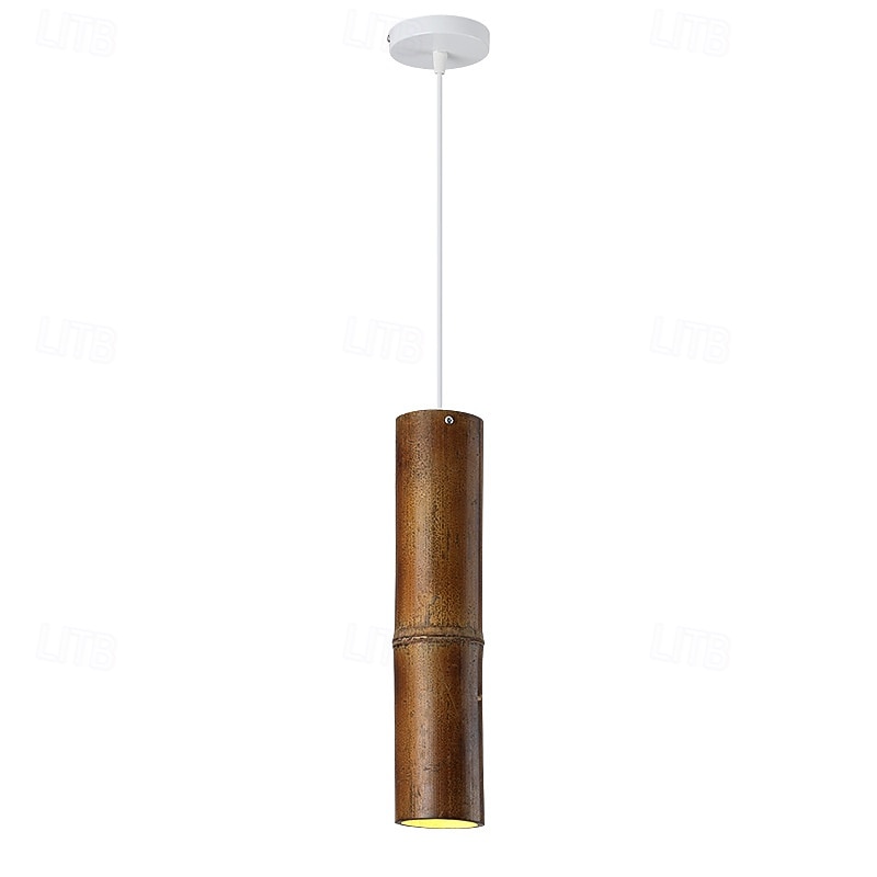 LED-es függeszték bambuszból, modern konyhasziget lámpatest, állítható függeszték konyhaszigetre, fekete arany LED-es csillár étkezőbe, hálószobába, mini függesztékek (1 db-os csomag) 2025 - $102.99 –P5