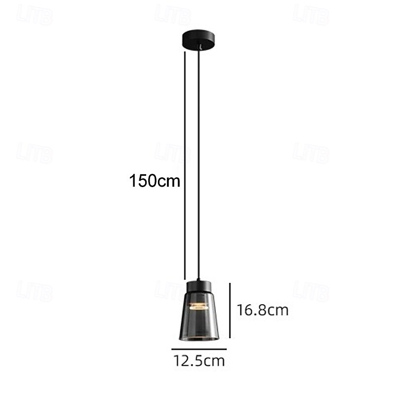 Lampadari a sospensione a LED, lampade a sospensione per soffitto, lampade a sospensione in vetro e ottone, paralume, lampadari per sala da pranzo, decorazione di lusso per soggiorno 110-240 V del 2025 a $190.99 –P5
