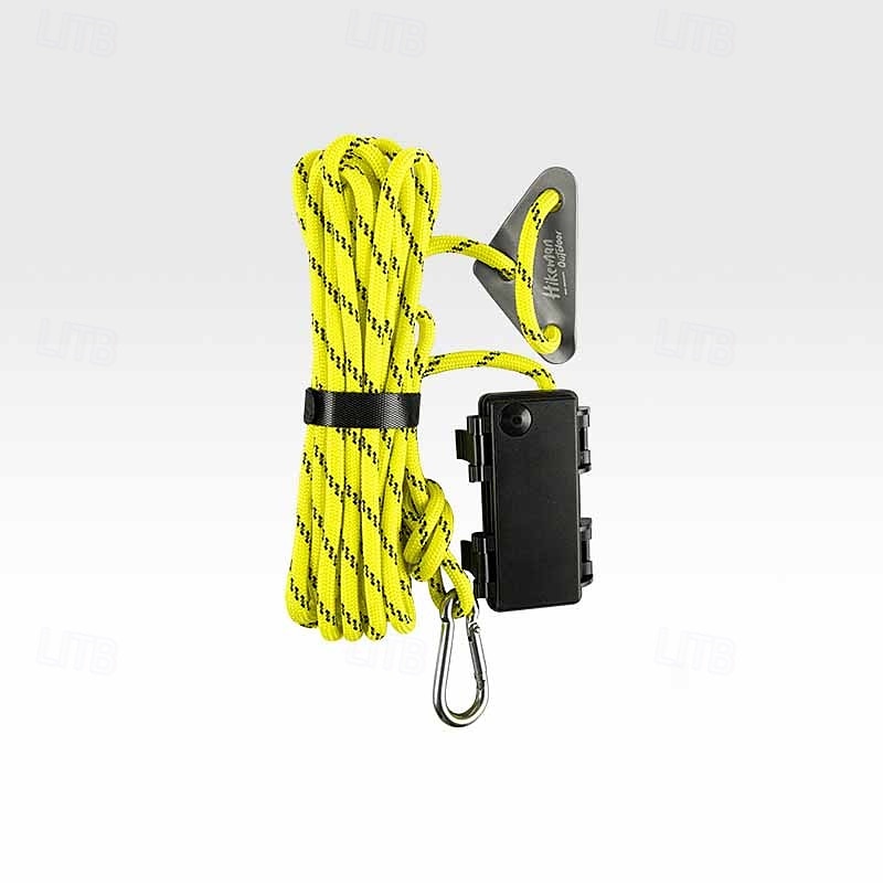 1 Pc Outdoor Camping Rope Light – Waterproof Camping Luminous Wind Rope, 5M/16.4FT, 3 Lighting Modes, Windproof Canopy Tent Rope with AA Battery Box, Perfect for Outdoor Atmosphere Lighting 2025 - $23.99 –P17