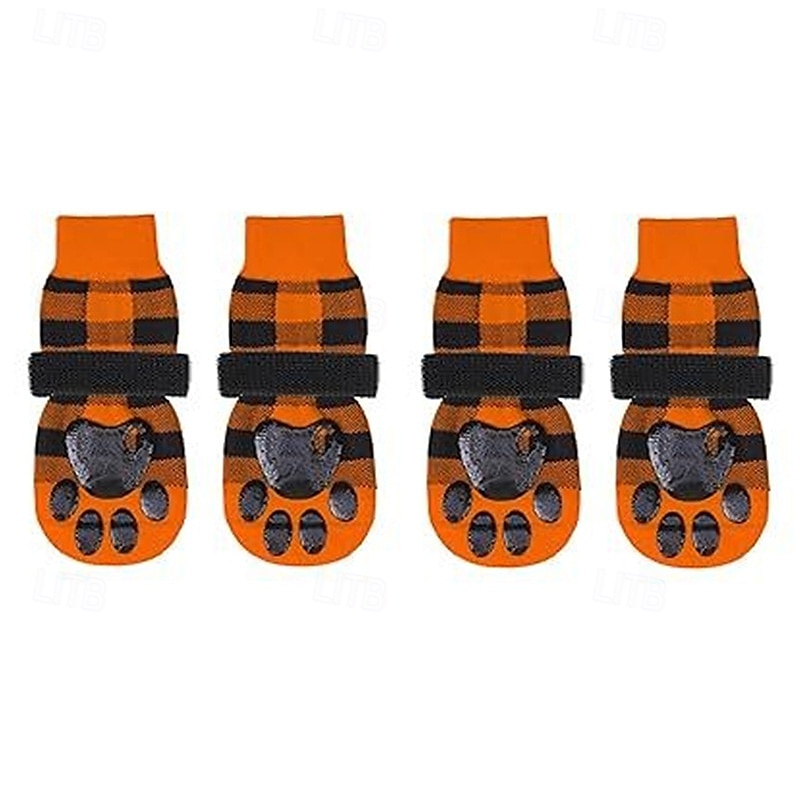 Anti-Rutsch-Hundesocken, um das Lecken der Pfoten zu verhindern. Hundeschuhe für heiße Straßen. Hundestiefel für kleine, mittelgroße und große ältere Hunde. Traktionskontrollstiefel. &Pfotenschutz für 2025 - $15.49 –P2