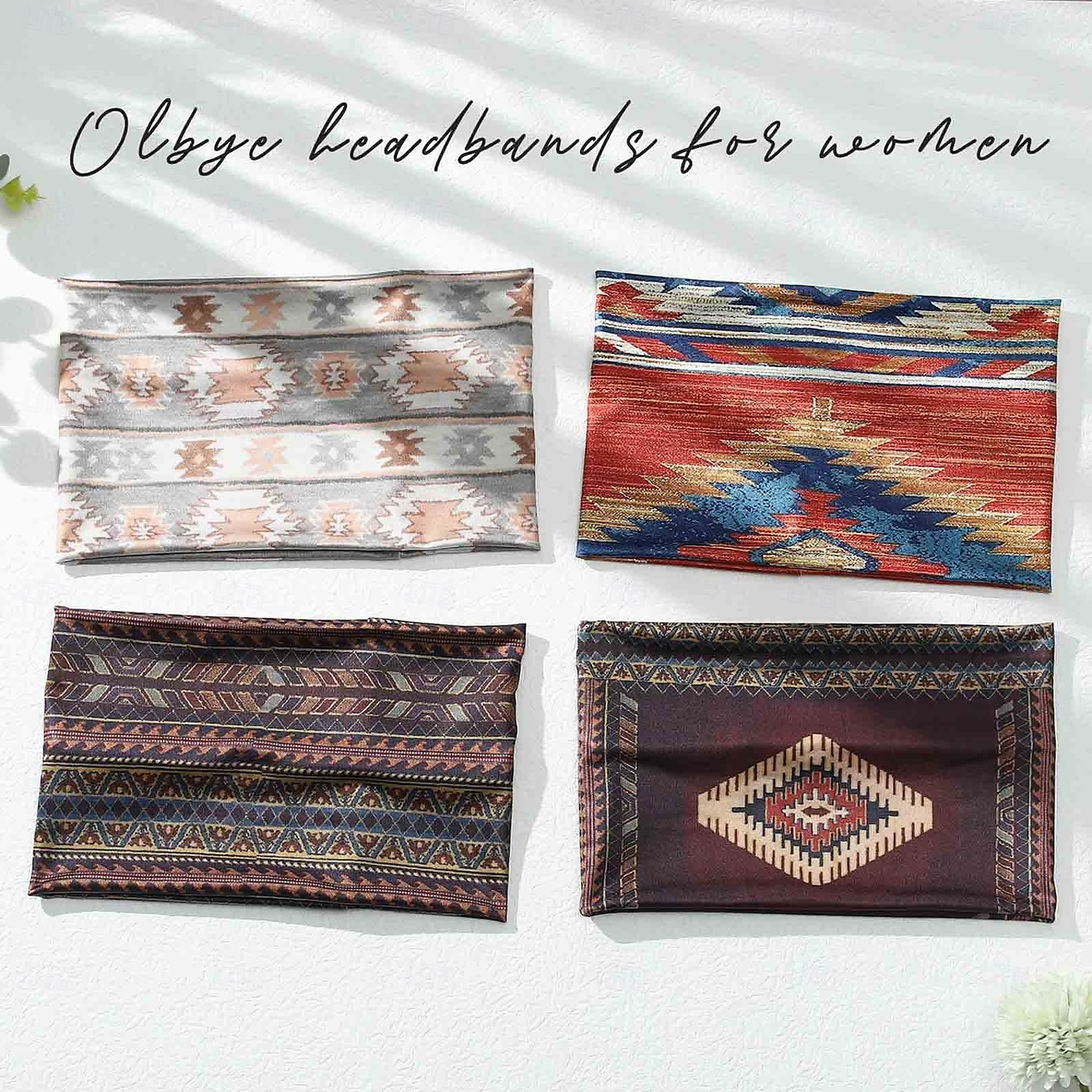 Boho Headbands Women Wide Head Bands Turban Elastic Nonslip Hairbands Workout Yoga Hair Scarfs Running Sweatband African Bohemian Head Wraps Fashion Hair Accessories for Women (D-Bohemian) 2026 - $5.49 –P3