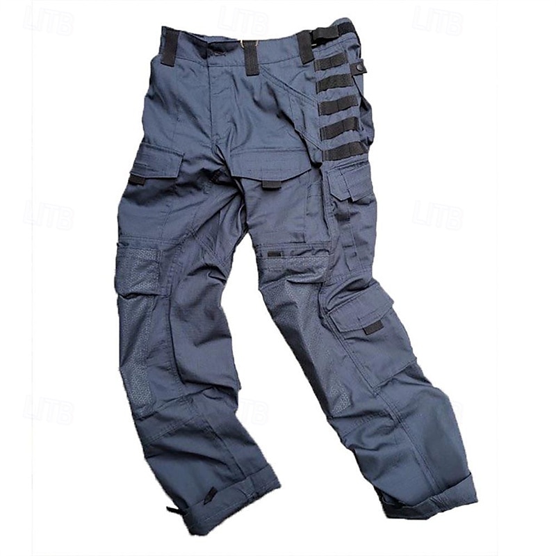 Men's Cargo Pants Tactical Pants Trousers Camo Pants Buttons Multi Pocket Plain Wearable Outdoor Daily Camping & Hiking Fashion Classic Black Army Green 2025 - $48.99 –P7