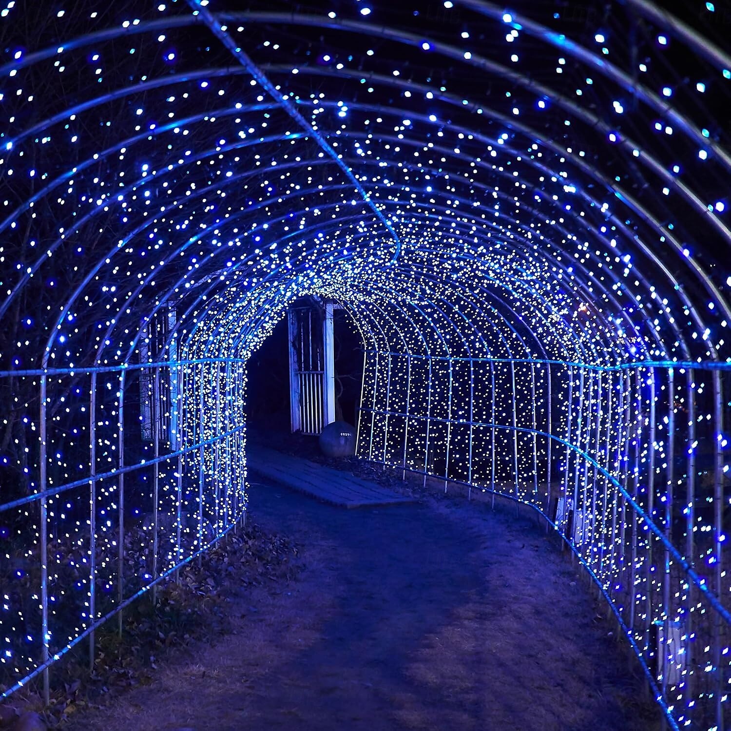 1 kpl ulkokäyttöön tarkoitettu aurinkokennovalosarja, vedenpitävä valosarja, 12 m, 39 jalkaa, 100 led-helmeä, sisäpiha, puutarha, nurmikko, huvila, aita, parveke, koristevalo, häät, halloween, joulu, festivaali, tunnelma, valosarja 2025 - $12.99 –P16