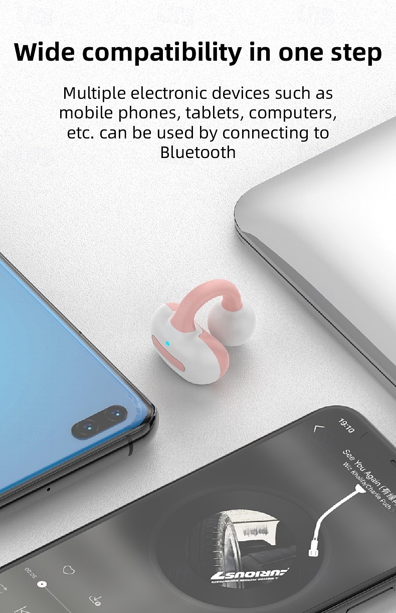 Ear Clip Bluetooth 5.0 Wireless Earbuds – Open Ear TWS Headphones with Mic, Ultra-Light, Sports Waterproof, Low Latency for Gaming, iOS/Android Compatible 2025 - $22.99 –P10
