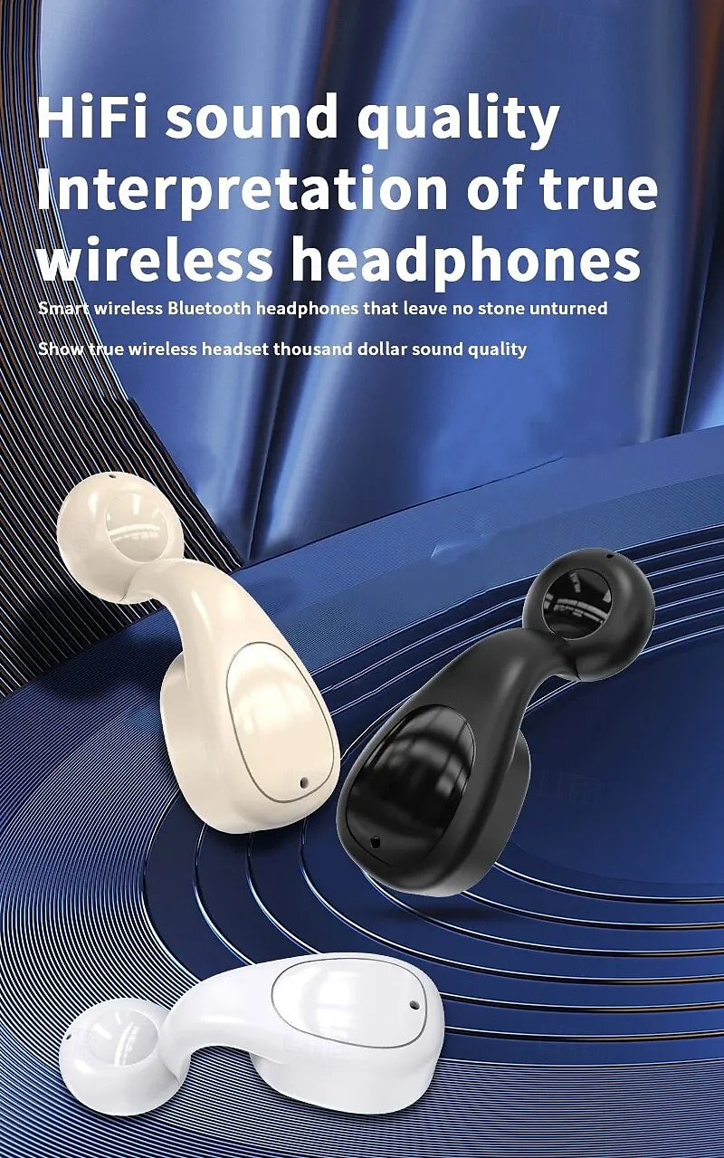 Z58 Ear Hook Bluetooth 5.0 Wireless Headphones – TWS Low Latency Gaming Earbuds with Mic, HiFi Sound, Noise Reduction for Sports & Travel 2025 - $20.99 –P1