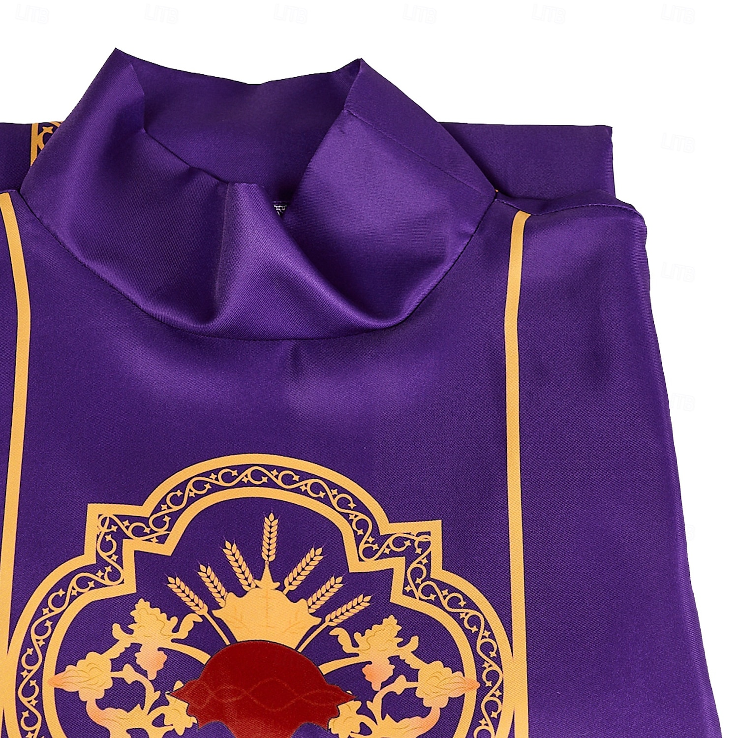 Retro / vintage Kostymer i middelalderstil Renessanse Kappe Cassock Prest Printer Herre Halloween Karneval Maskerade Voksen Kappe 2025 - $47.99 –P6