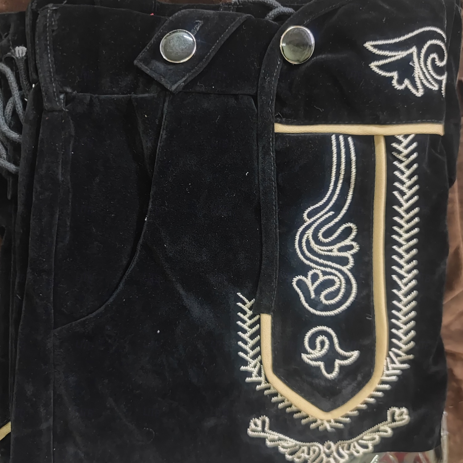 Oktoberfest Haft Lederhosen bawarski Niemiecki Monachium Łąki Męskie Impreza Festiwal Piwa Tkanina w stylu tradycyjnym 2026 - $46.99 –P2