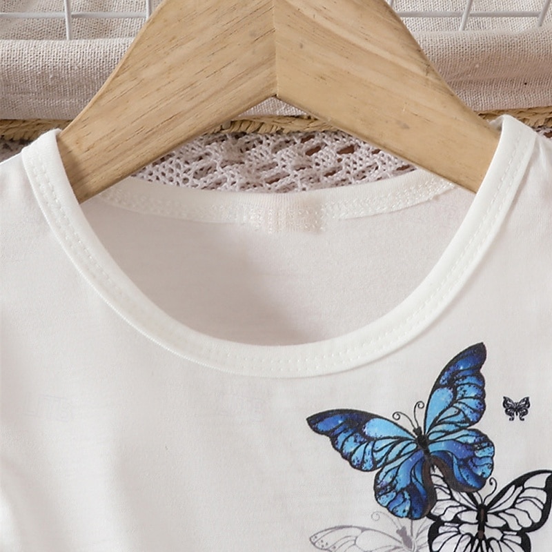 Bambini Ragazze Abito Vestito floreale Farfalla Senza Maniche All'aperto Casuale Nodo da legare Moda Adorabile Poliestere Lunghezza al ginocchio Vestito Casual Abito a trapezio Estate Primavera Dai 4 del 2025 a $17.49 –P3