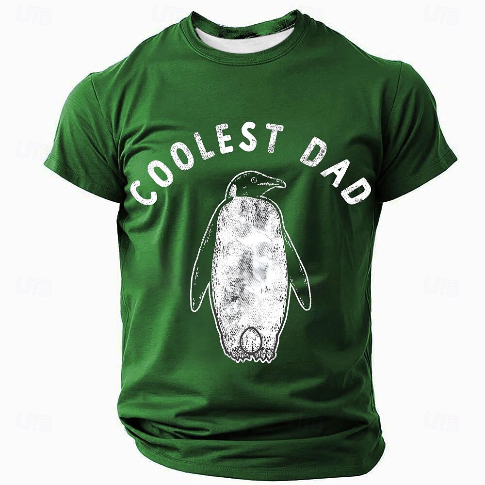 Voor heren Grappig jargon vader T-shirt Korte mouw T-shirt 3D-afdrukken Strakke ronde hals Overhemd Modieus Dagelijks Basic Straat Casual Dagelijks Zwart Rood blauw Zomer Lente Kleding S M L XL XXL 2025 - $17.99 –P3