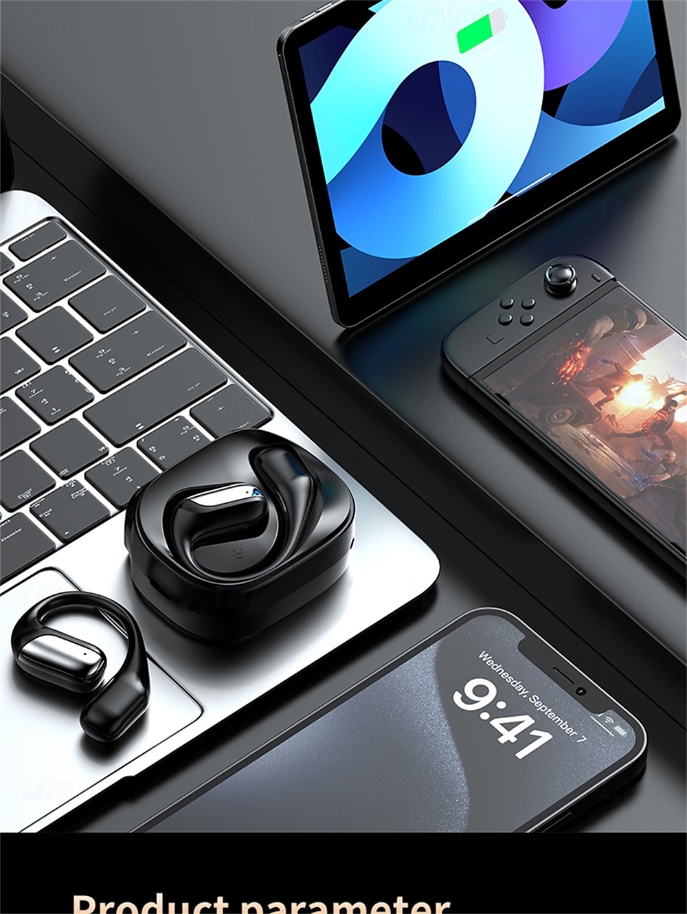 Headset Vertaler 144 Talen Intelligente Stemvertaling Real-Time Vertaling Draadloze Bluetooth 5.4 Instellingen Lage Latentie Zaken Headset 2025 - $39.99 –P17