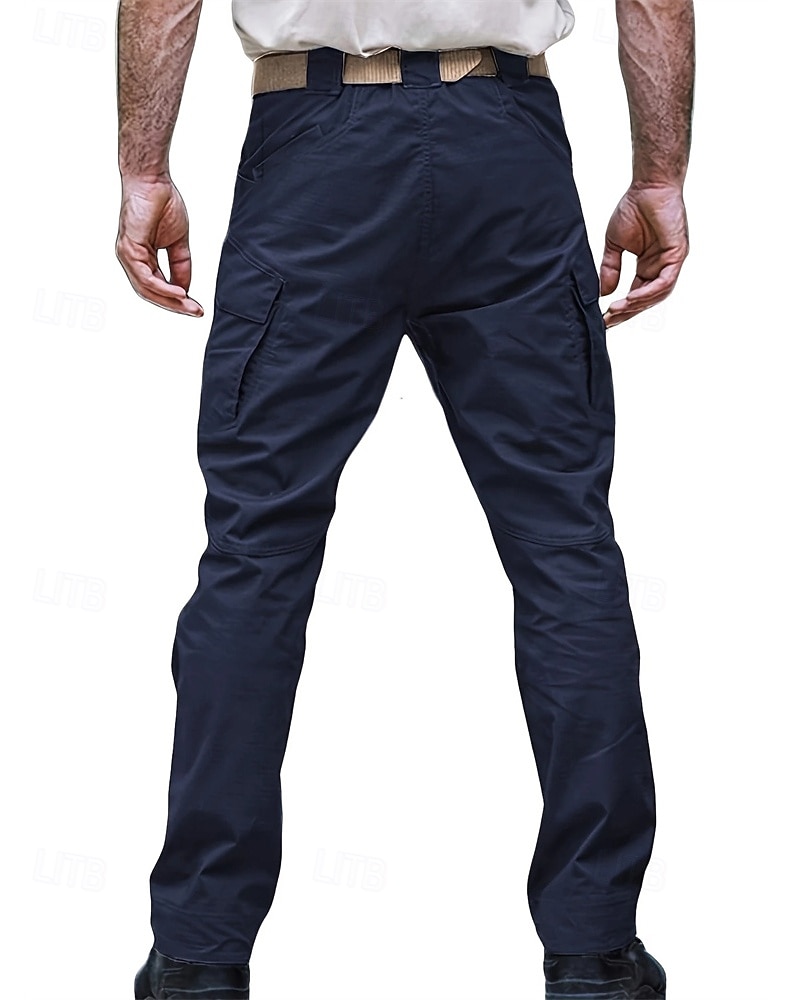 Men's Cargo Pants Tactical Pants Trousers Buttons Multi Pocket Plain Wearable Outdoor Daily Camping & Hiking Fashion Classic Black Army Green 2026 - $21.99 –P11