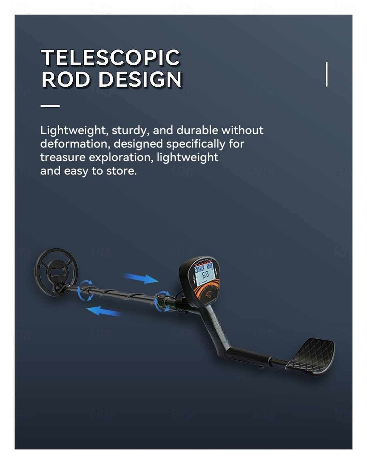 Nuovo metal detector portatile md-810: strumento di ricerca di tesori all'aperto ad alta precisione per oro, argento, rame e ferro del 2025 a $447.89 –P8