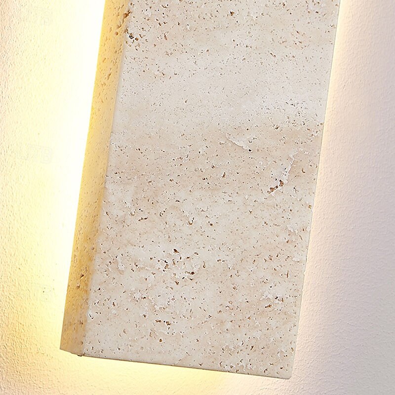 Applique da parete a LED in pietra Wabi-Sabi, luce d'atmosfera a LED, lampada da scala, cortile, balcone retrò, bagno, 110-240 V del 2025 a $346.79 –P1