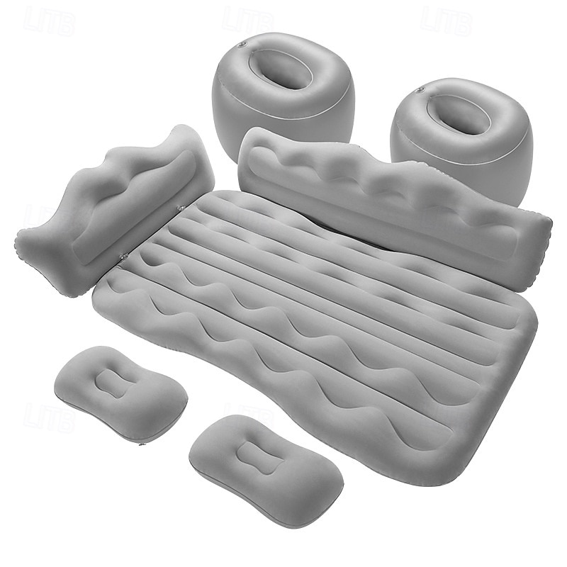 Oppblåsbar billuftmadrass med pumpe, fortykket baksete-reiseseng for SUV, bærbar soveunderlag med sidebeskyttelse for bilturcamping med biloppblåser 2025 - $76.99 –P7