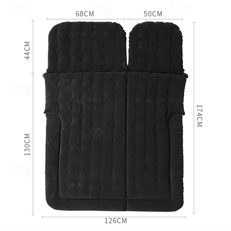 Portable SUV Travel Air Mattress Cushion Inflatable Car Bed Mattress Car Camping Mattress with 2 Pillows Outdoor Camping Cushion 2025 - $79.99 –P12