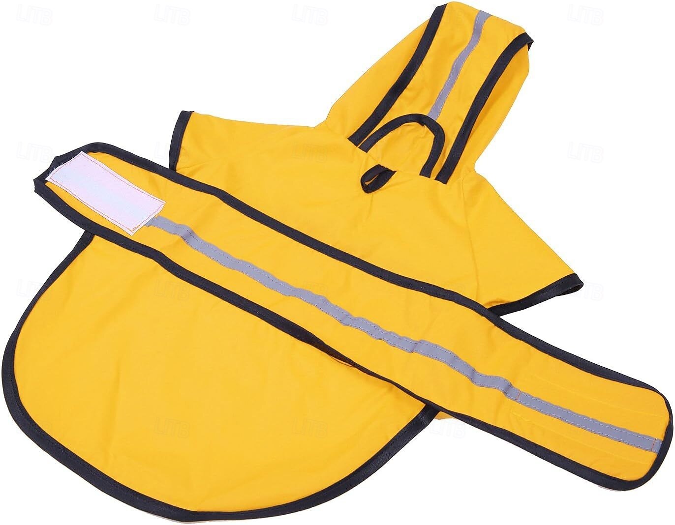 capa de chuva para cachorro, capa de chuva impermeável com capuz, capa de chuva ajustável para animais de estimação com orifício para guia para cães de pequeno e médio porte de 2025 por $15.49 –P4