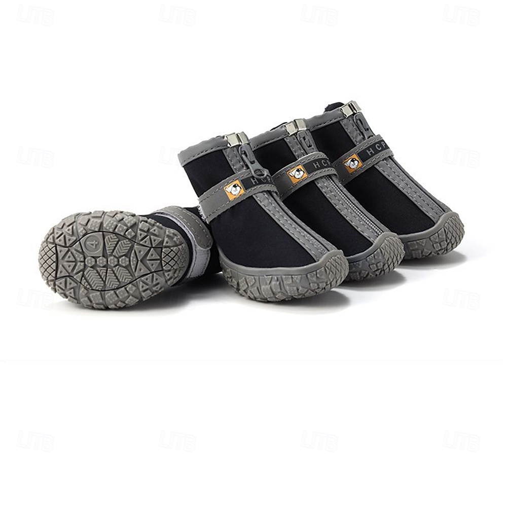 Zapatos para perros grandes, pequeños y medianos: botas transpirables para perros para verano, pavimento caliente, protector de patas para caminar al aire libre, botines de goma antideslizantes para 2025 - $23.99 –P7