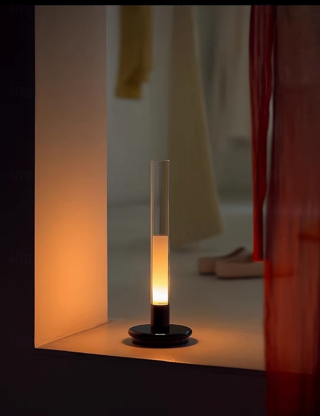 LED Table Lamp, Soft Light No Stroboscopic Rechargeable Ambient Light Touch Controls Multi Tone Lighting 1800mAh High Capacity Battery LED Night Light for Dinner Bar Restaurant 2025 - $99.99 –P7